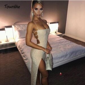 Babyboo Miley Gold Sparkle Dress